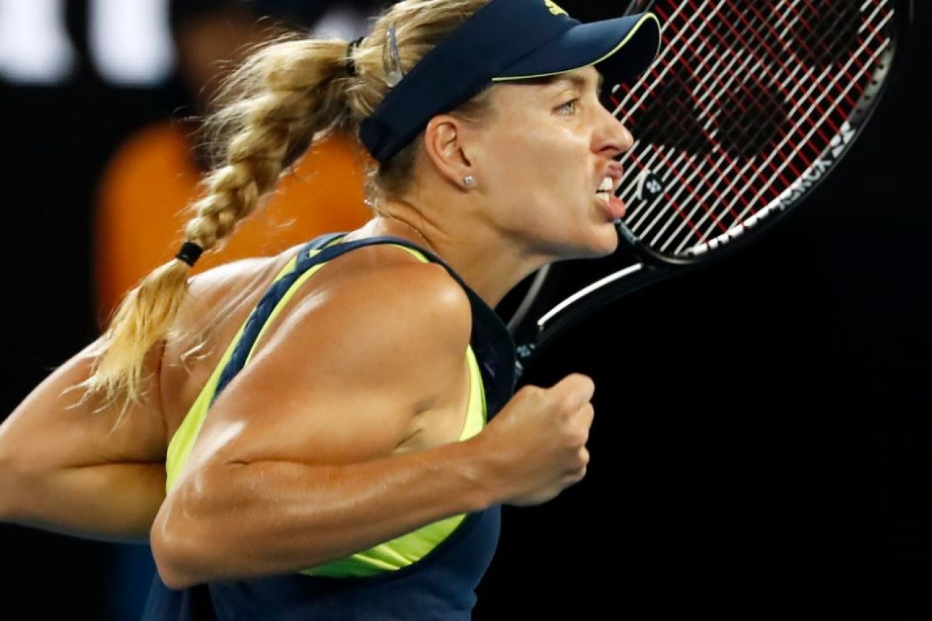 Maria Sharapova couldn't match the aggression of a superbly competent Angelique Kerber.