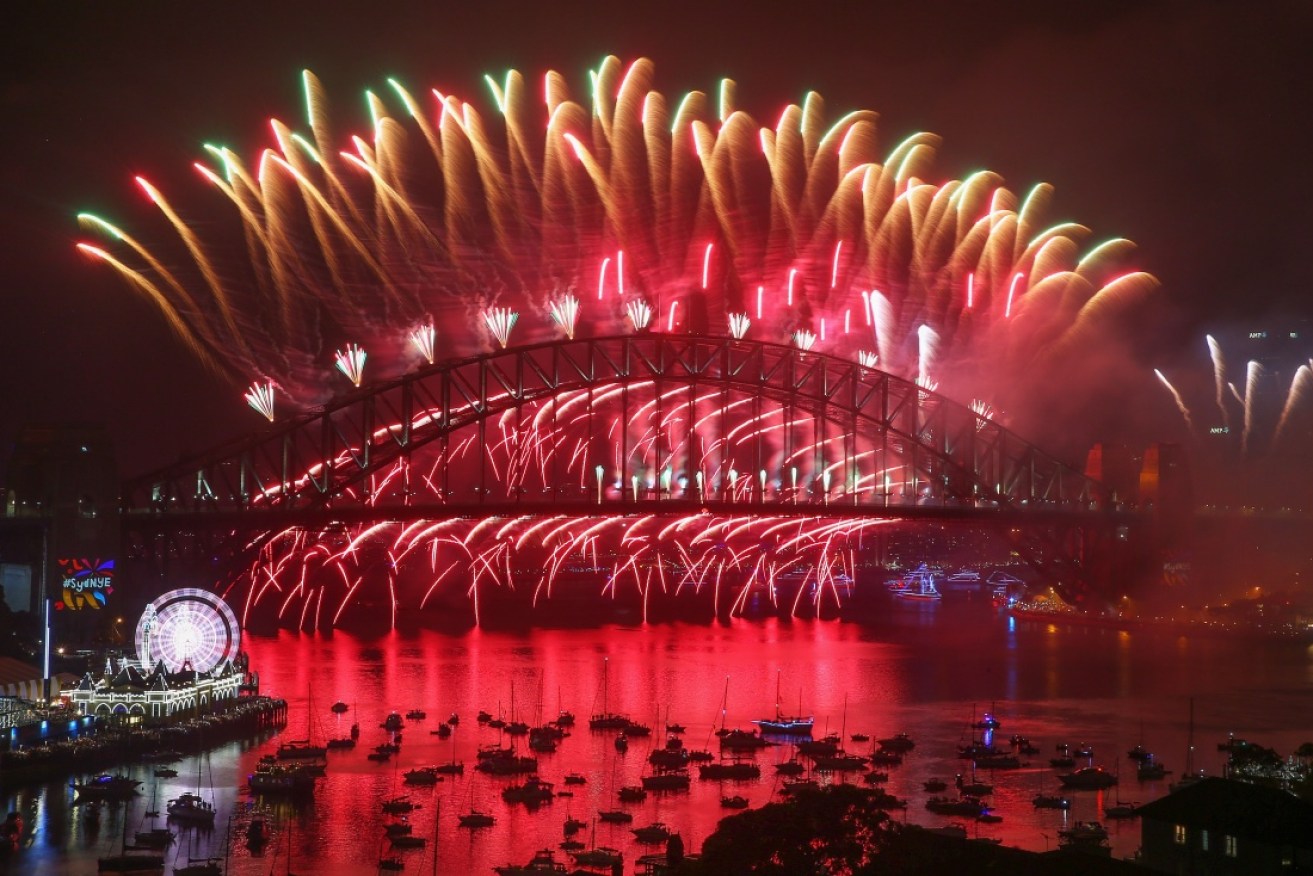 An estimated worldwide audience of 1 billion people watched the Sydney fireworks.