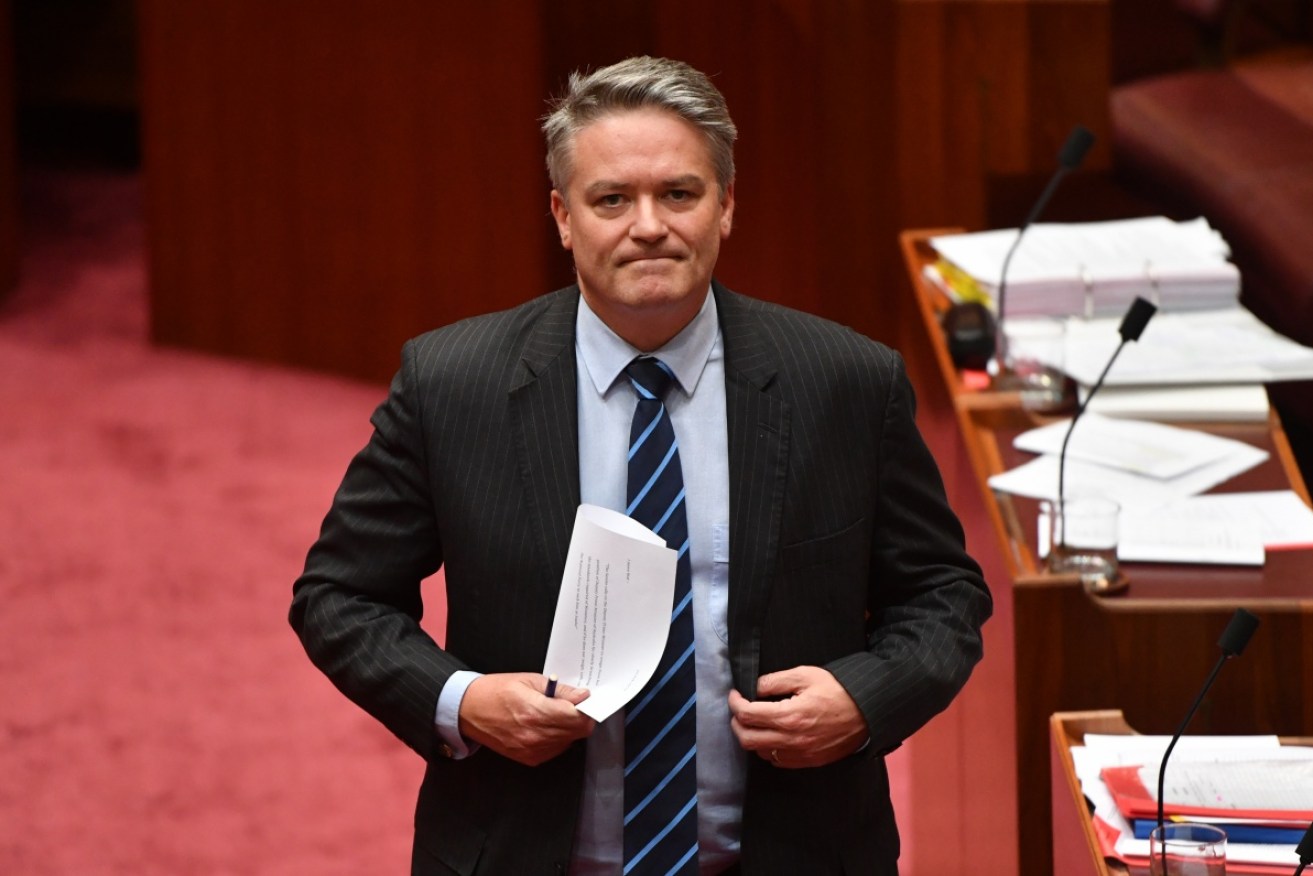 Mathias Cormann will need to cut some deals to get crossbenchers onside.