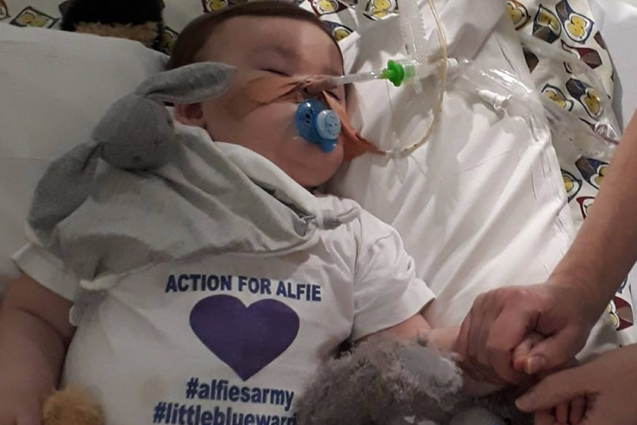Alfie Evans's parents Tom and Kate said the toddler was showing signs of improvement with continued treatment.