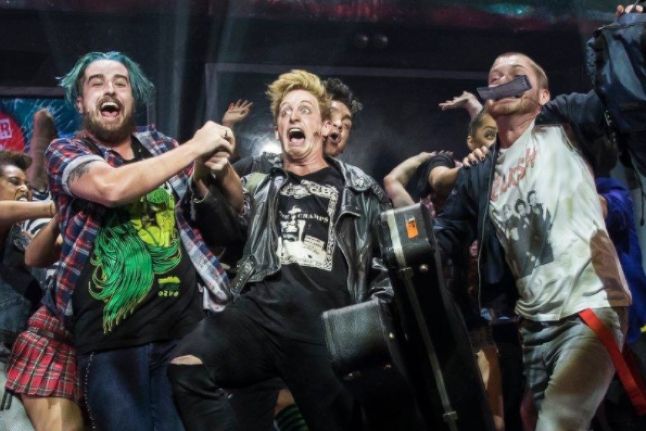 Linden Furnell (C) was one of the stars of the musical <i>American Idiot</i>.