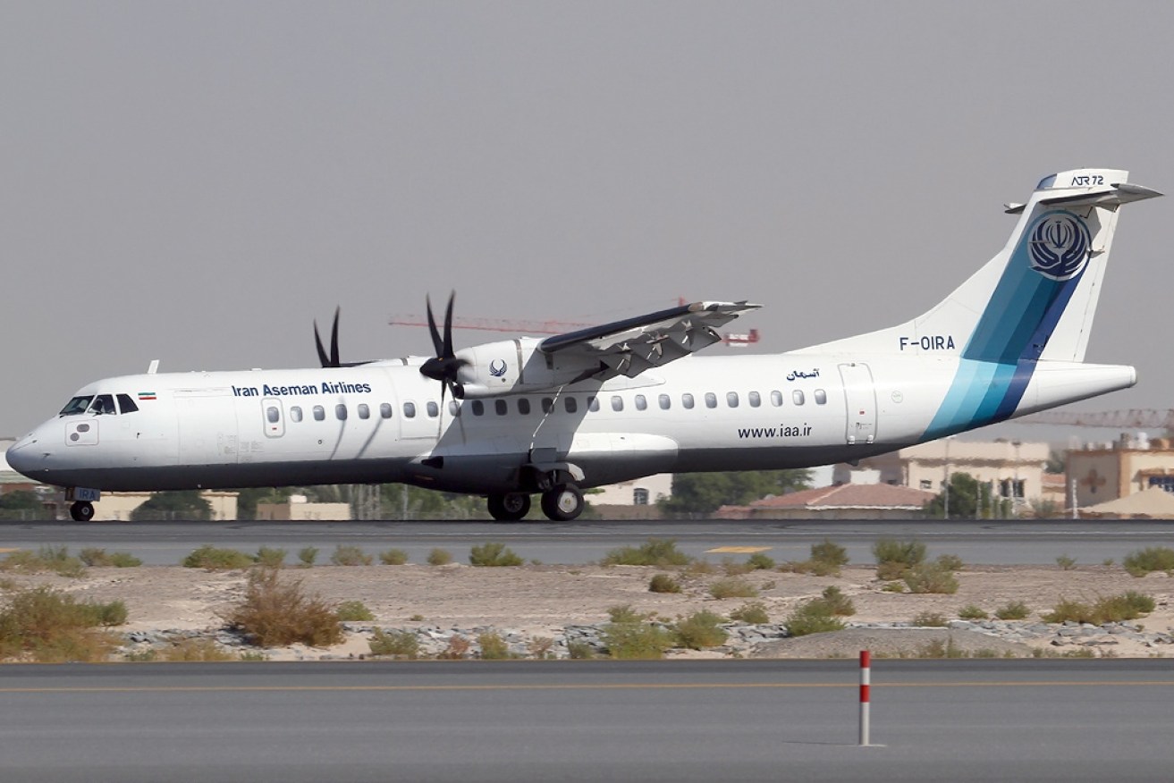 An Aseman Airlines plane similar to this crashed into mountains in Iran.