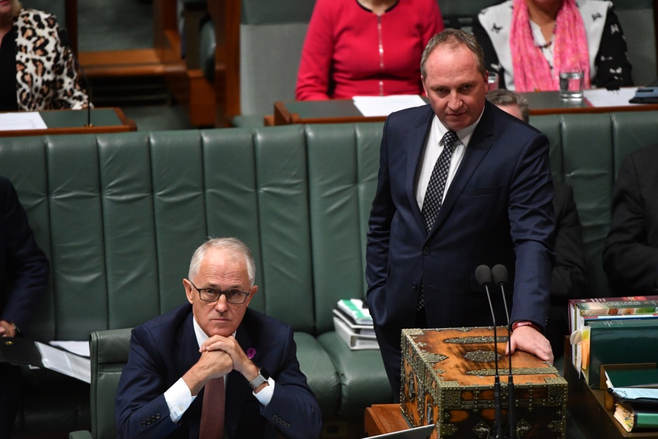 Barnaby Joyce has played down talk of a rift between he and Malcolm Turnbull, saying they're both "strong personalities".