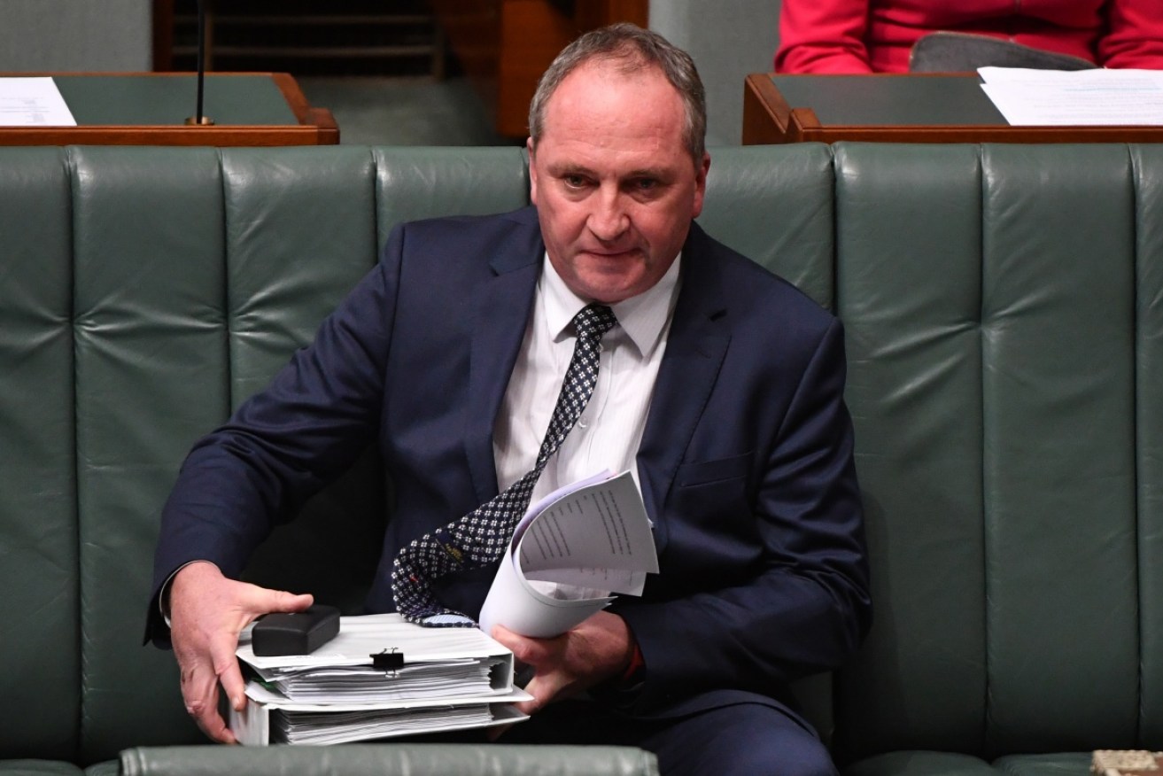 Barnaby Joyce says it's not easy making ends meet on the dole.