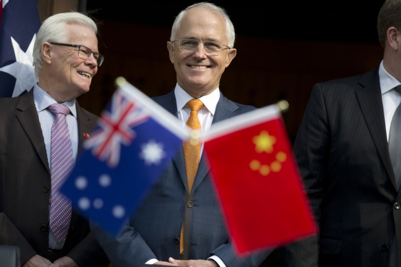The editorial said Australian politicians "play the China card" to deal with domestic issues.