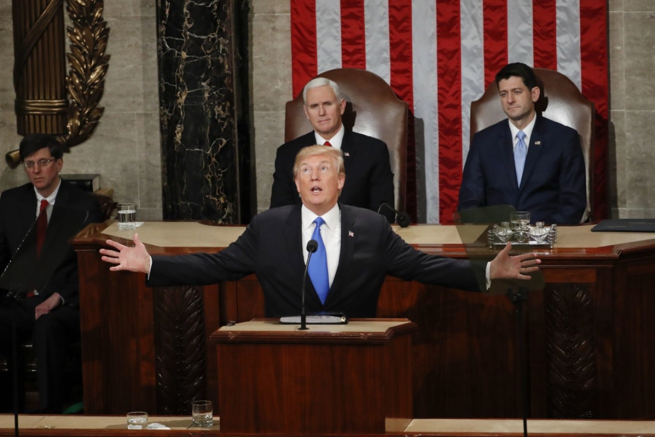 The President's 2018 state of the union address. 