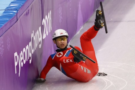 North Korean speed skater's trip disgrace