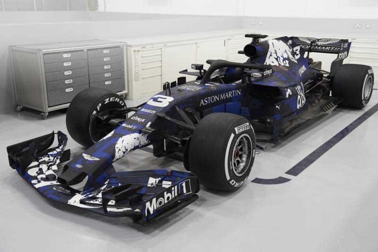 Red Bull unveils its new car for the forthcoming season.