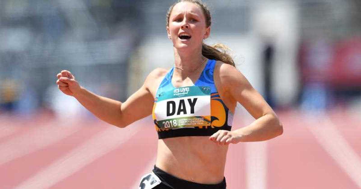 Teenager Riley Day completes 100m-200m athletics double