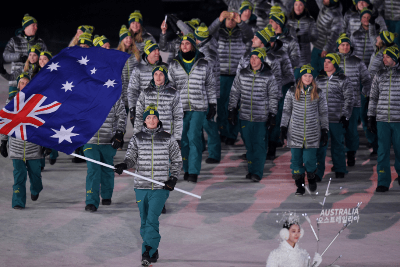 It was a frosty five degrees below zero in Pyeongchang, but flag-bearer Scotty James warmed up the night with his smile.
