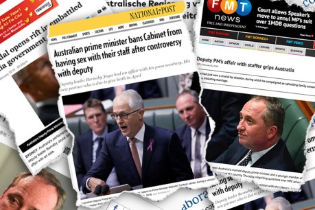 Barnaby Joyce scandal thrusts Australian politics back into international headlines