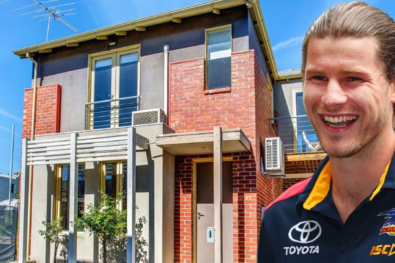 Gibbs has been renting out the townhouse to a former Carlton teammate. 