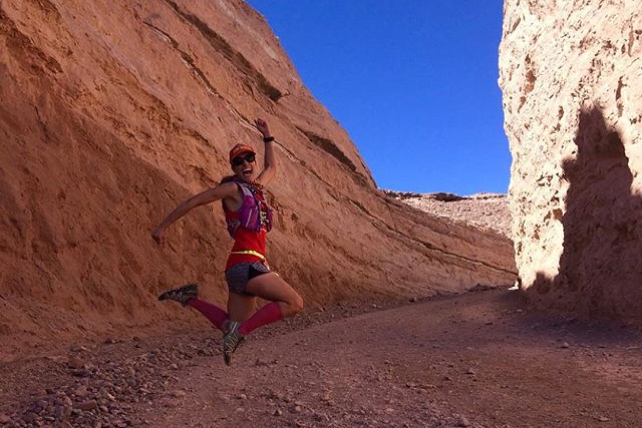 Ovarian cancer survivor and ultra-marathon runner Heather Hawkins takes on Chile's Volcano Marathon.