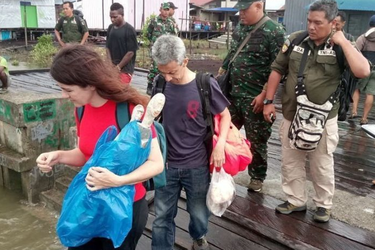 Rebecca Henschke is expelled from Papua after a tweet that infuriated Indonesia authorities.