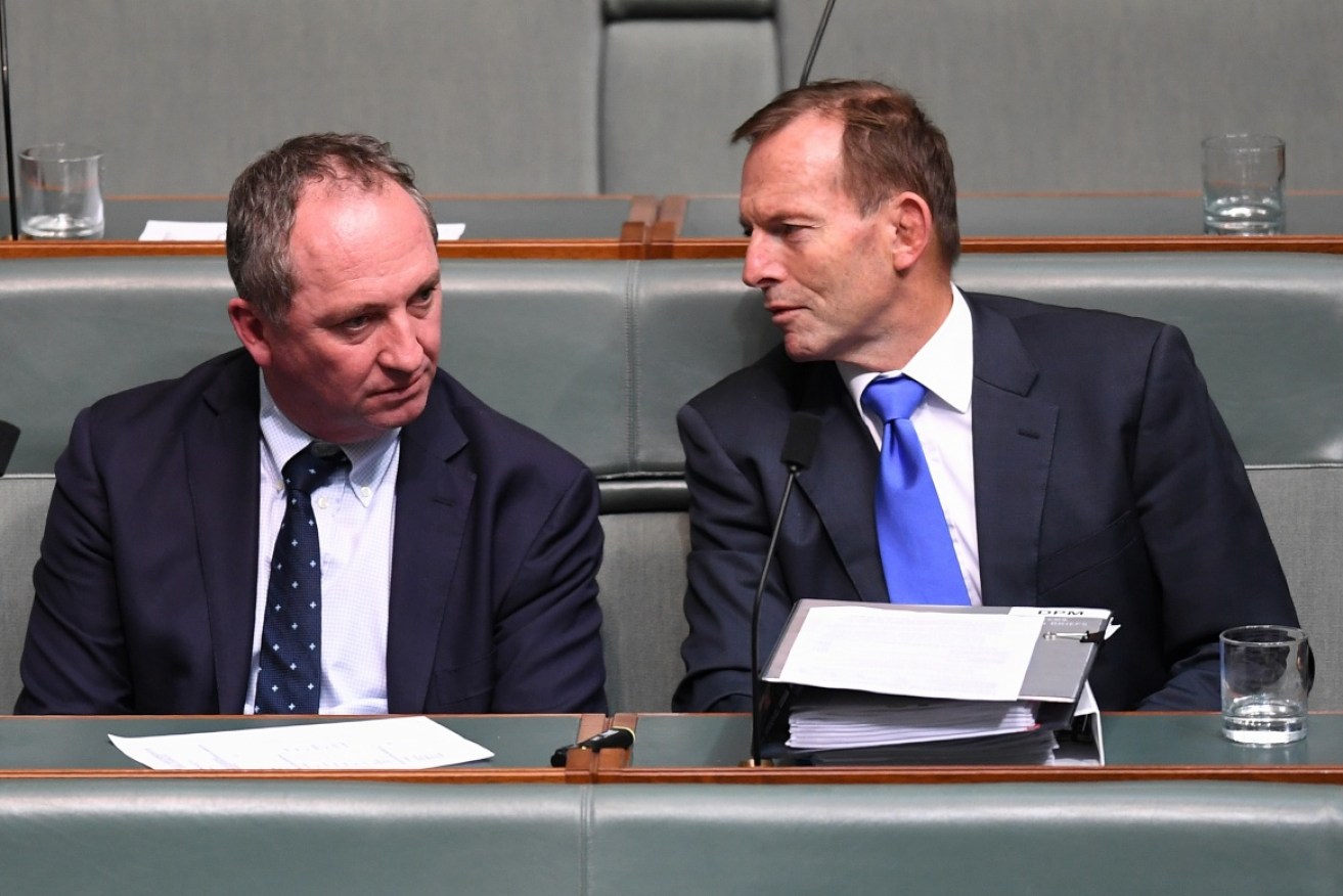 Barnaby Joyce will head to the backbench after officially resigning as Nationals leader. 