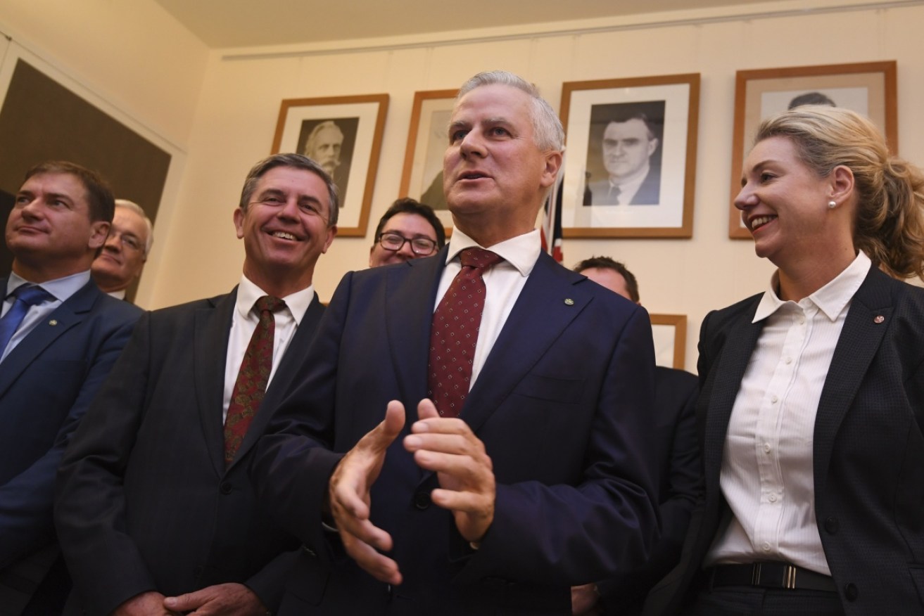 Michael McCormack was sworn in as Deputy PM on Monday morning. 