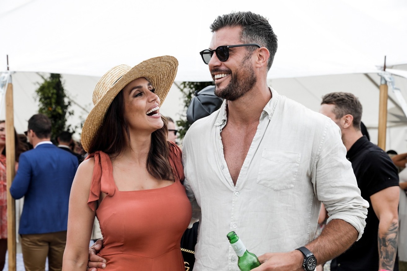 New parents Snezana Markoski and Sam Wood aren't ashamed of having met on reality television. 