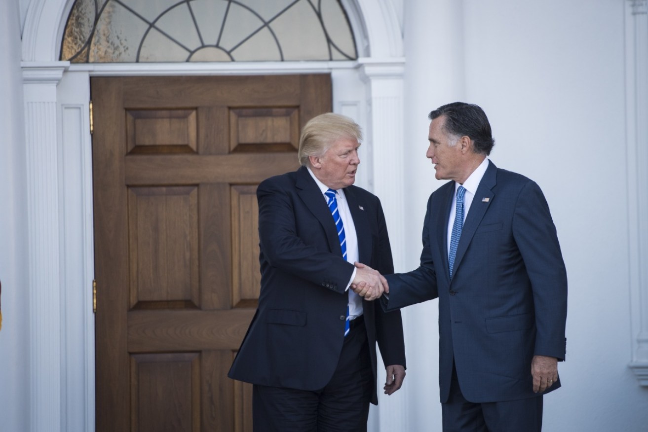 Donald Trump and Mitt Romney have fractured history. 