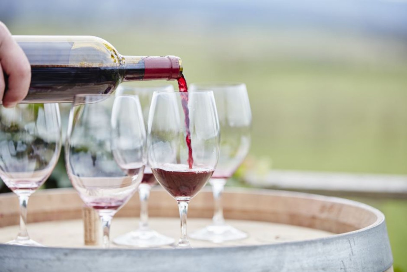 Poor weather in wine producing regions is being blamed for the drop in output. 
