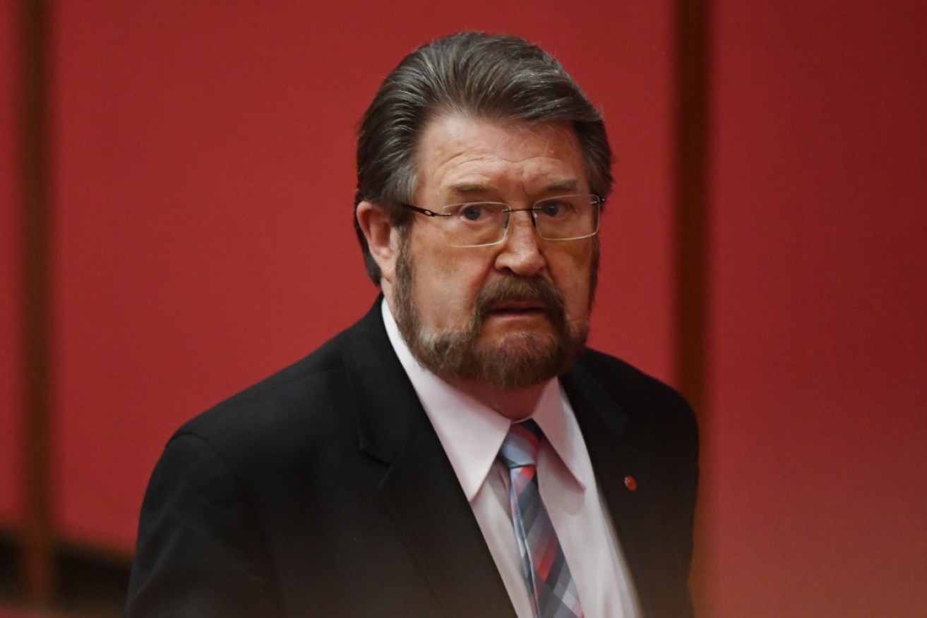 Senator Derryn Hinch has doubts over the medical transfer bill.
