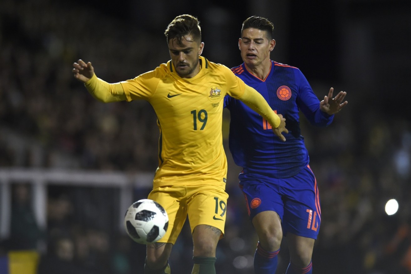 The match was Australia's last before heading to a training camp in Turkey.
