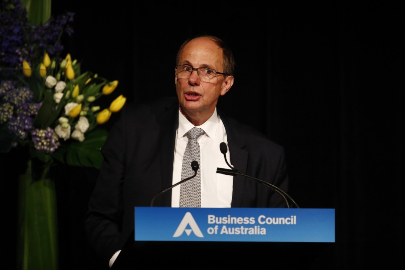 The Business Council's chairman Grant King has been making the case for the government's tax cuts. 