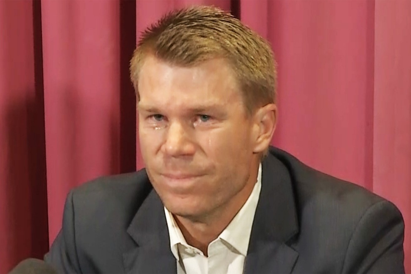 Dave Warner's wife, Candice, says the comments went well beyond garden-variety sledging.