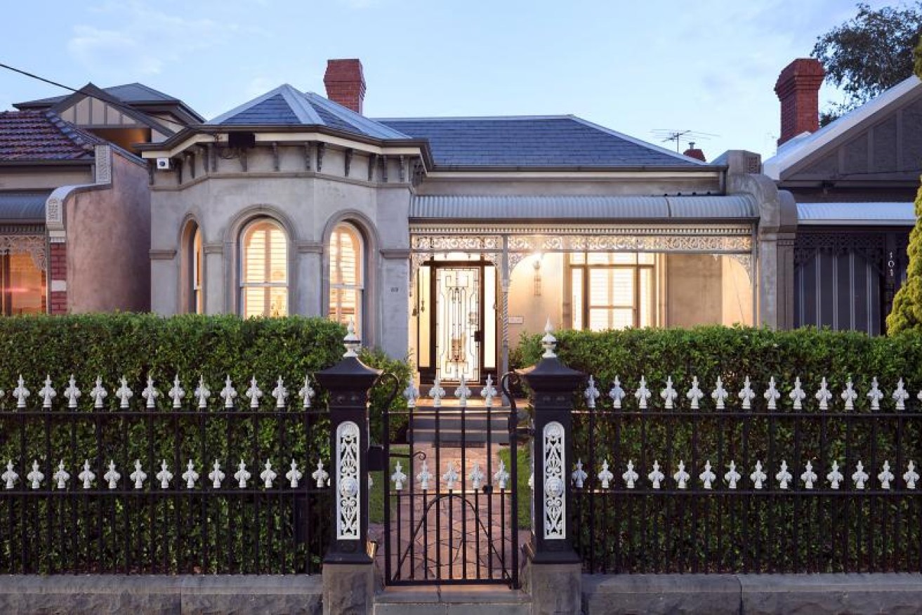 Red Symons and his wife Elly bought 89 Alfred Crescent, Fitzroy North, in the late 1990s.