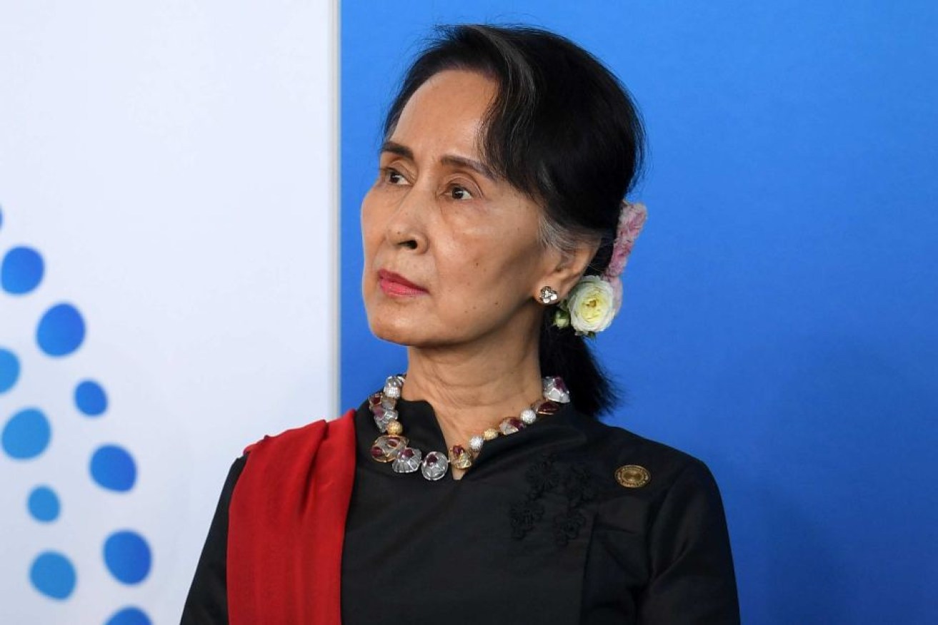 Aung San Suu Kyi addressed the Rohingya crisis during the ASEAN meeting.
