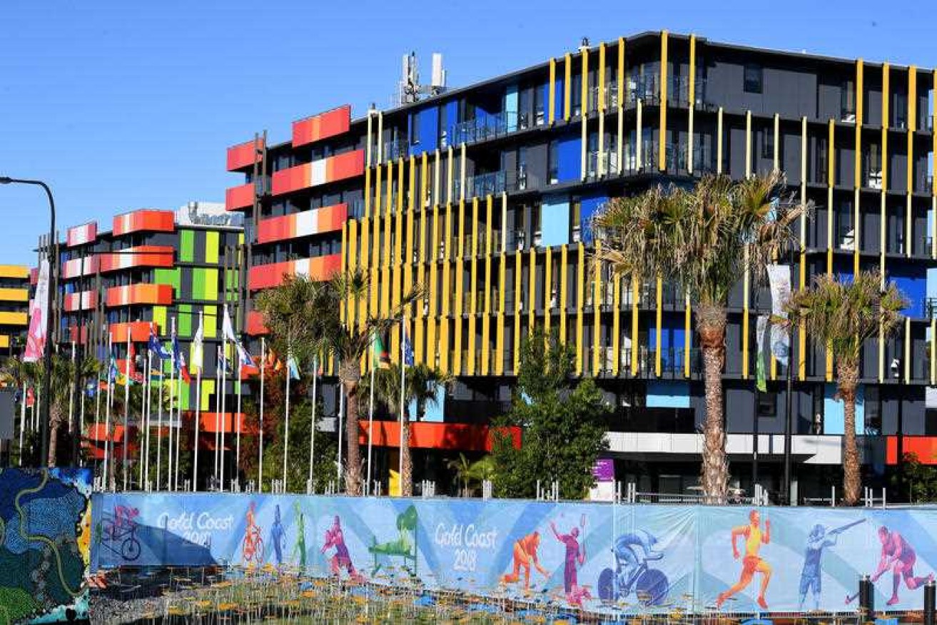 The syringes were found by a cleaner at Gold Coast Commonwealth Games village.