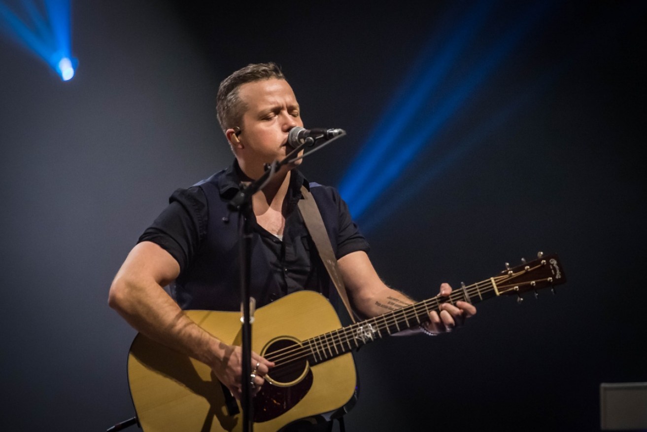 Jason Isbell says he grapples with many problems but the one that beats him is Donald Trump.