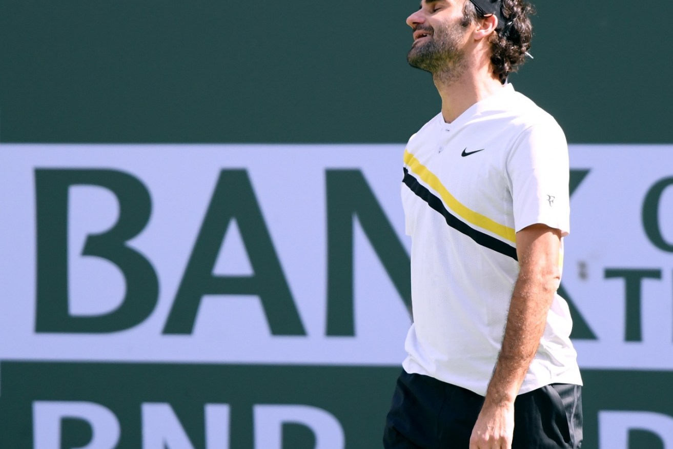Federer grew increasingly frustrated with the umpire during the match.