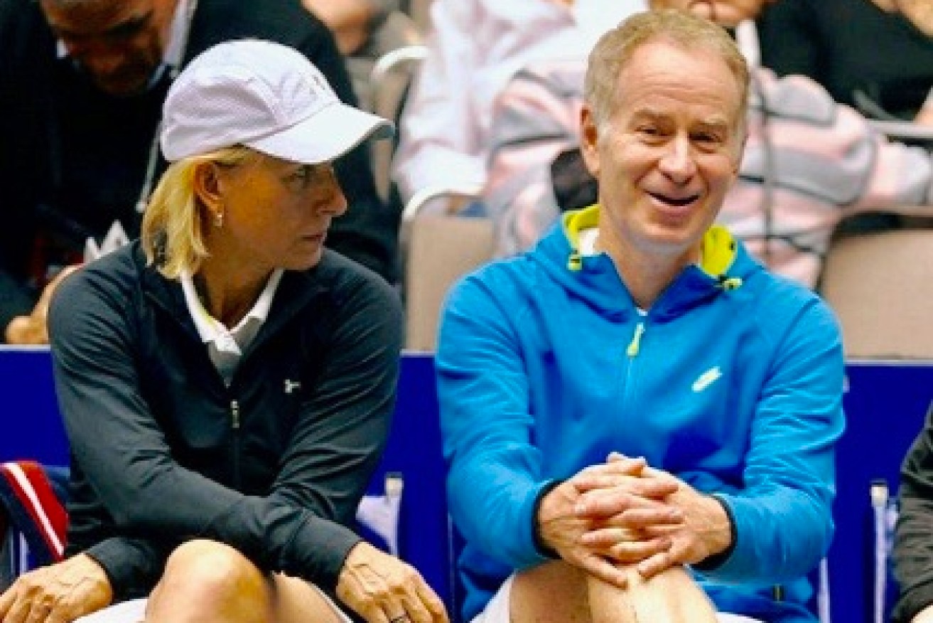 The nine-time Wimbledon champions says she gets paid a fraction of John McEnroe's eranings.