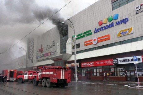 Fire exits blocked in deadly Russian mall blaze