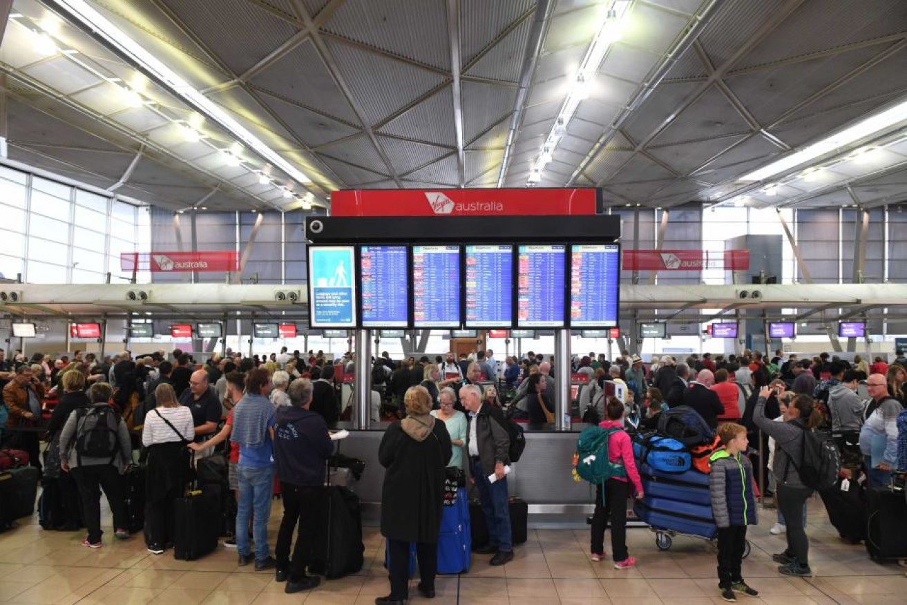 The delays are affecting at the International Terminal T1 and only the Domestic Terminal T2