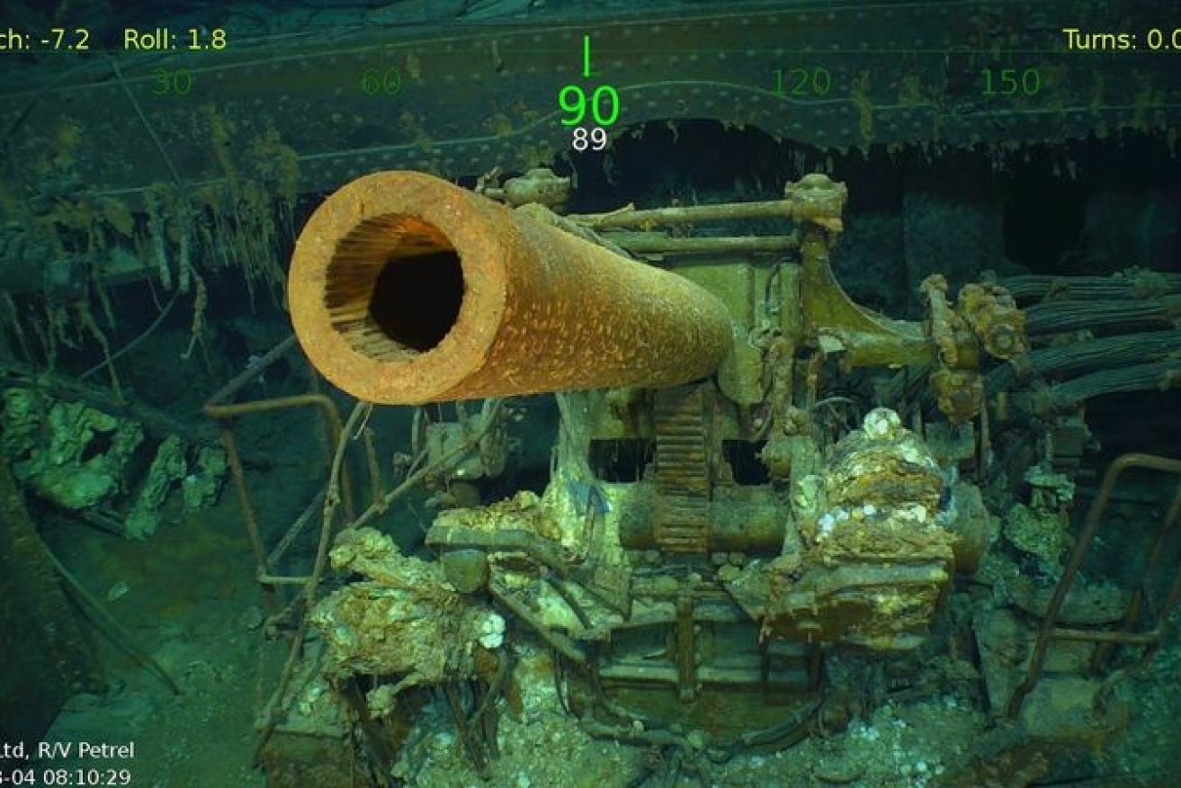 A 76-year-old warship from the Battle of the Coral Sea has been found.