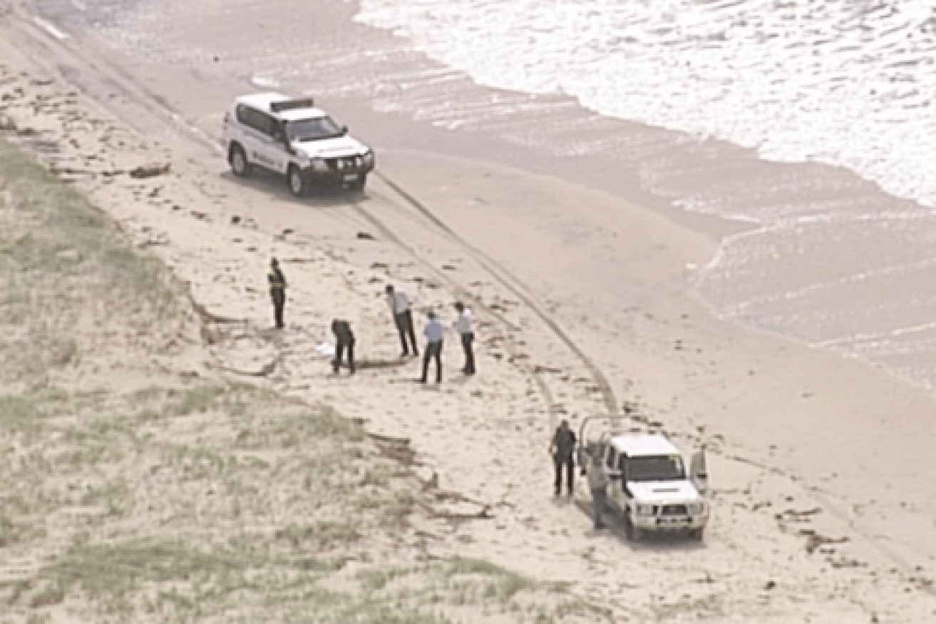 The bodies were found on the remote northern tip of Bribie Island.
