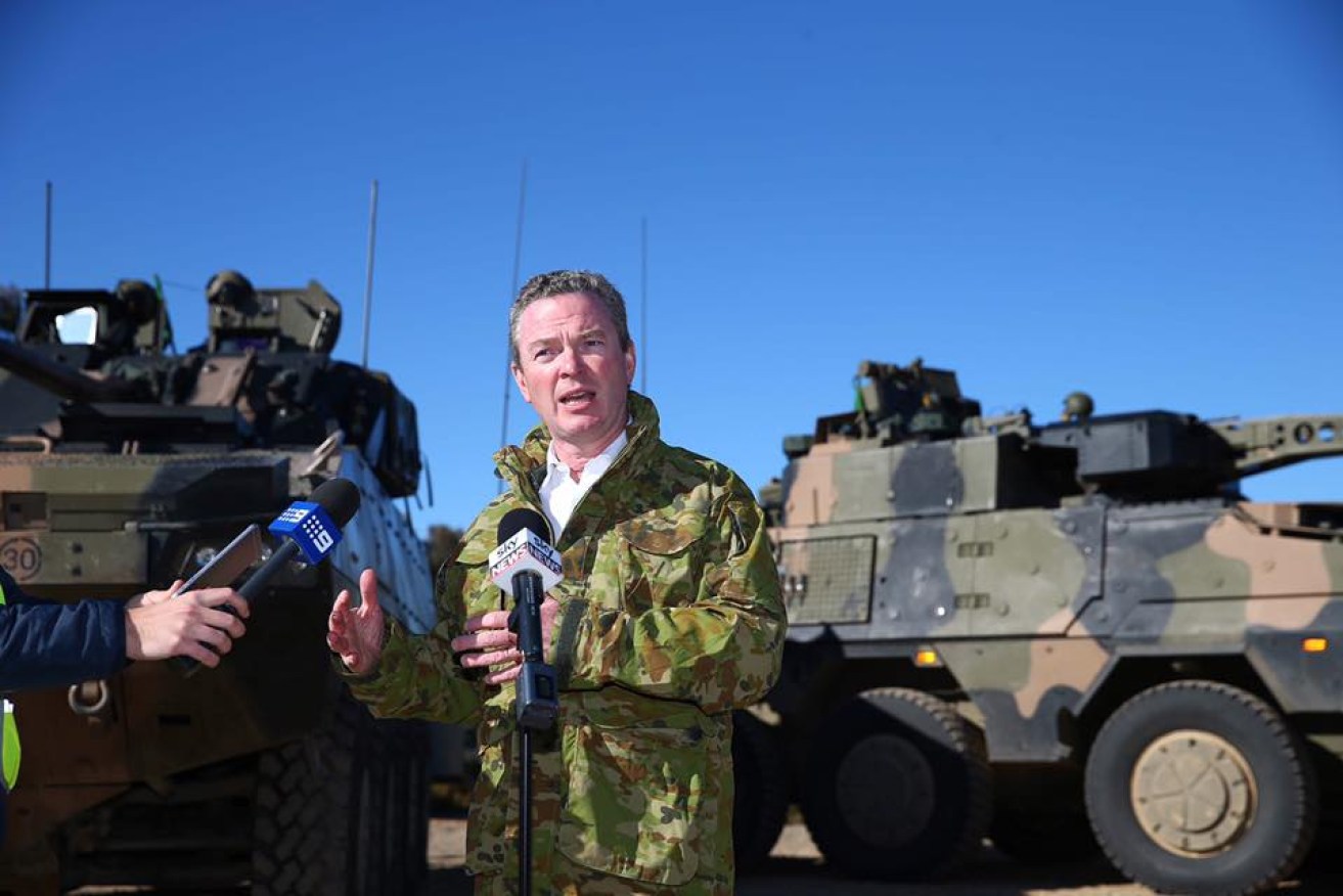 Christopher Pyne during his time as Defence Minister.