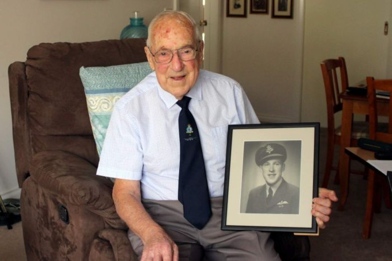 Dr Edward Fleming served with Bomber Command in World War II