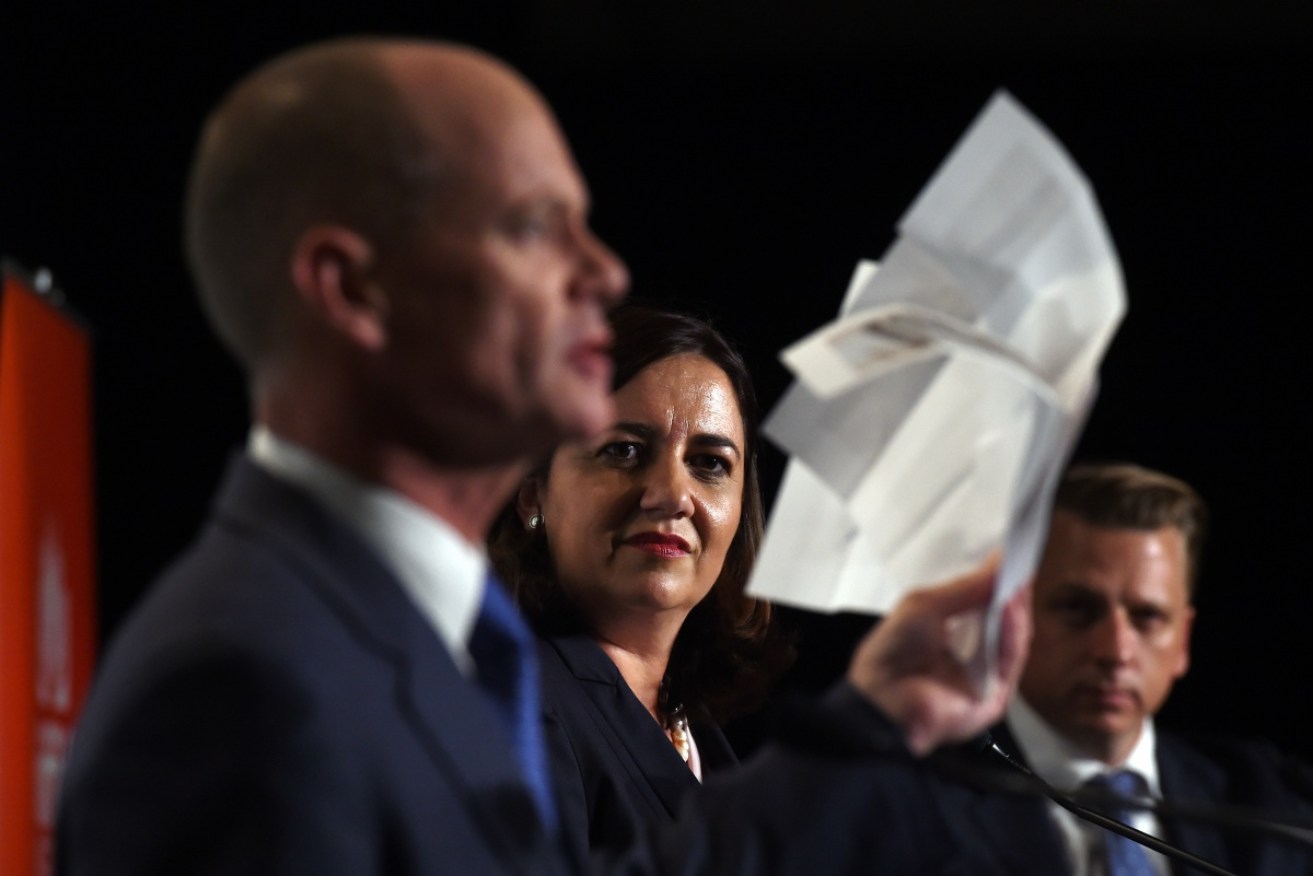 Annastacia Palaszczuk lowered the threshold to $1000 after taking government from LNP's Campbell Newman.