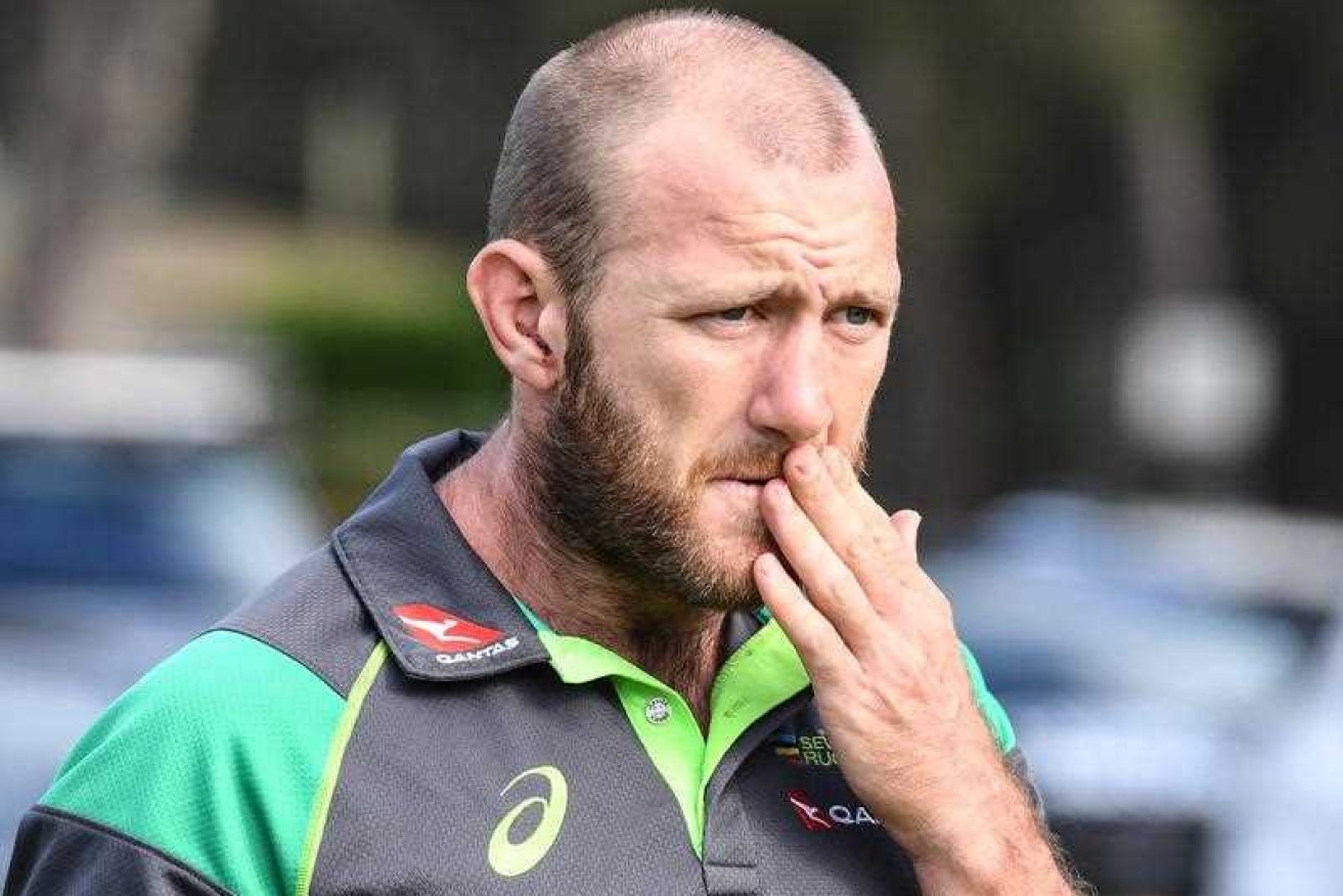 Australian rugby sevens captain James Stannard speaks after being ruled out of playing at the Commonwealth Games.