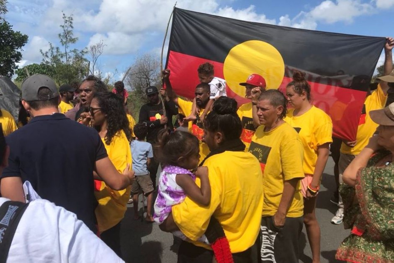 Indigenous protesters caused the Queen's Baton relay to be delayed. 
