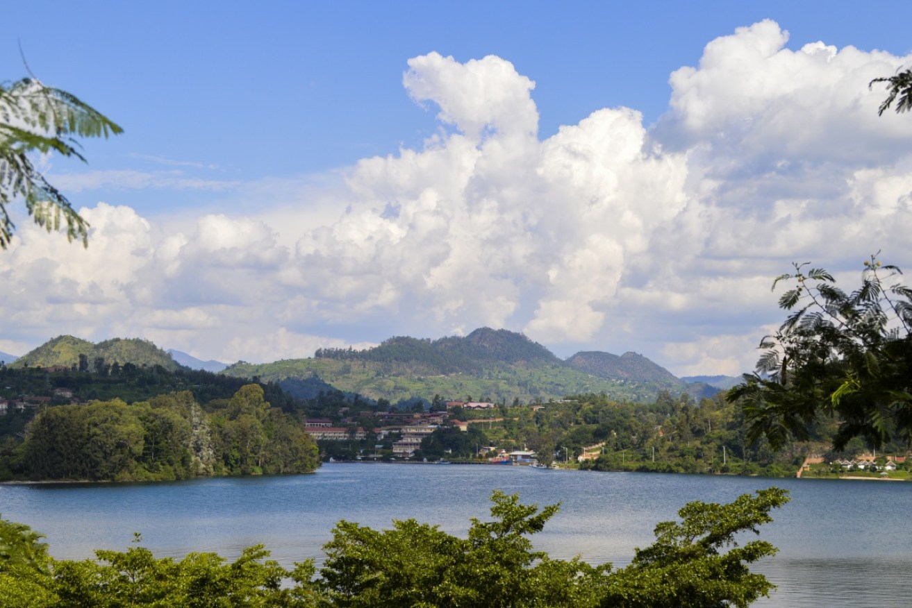 Kibuye, a fishing town on the Rwandan coast of Lake Kivu also has many hotels and resorts.