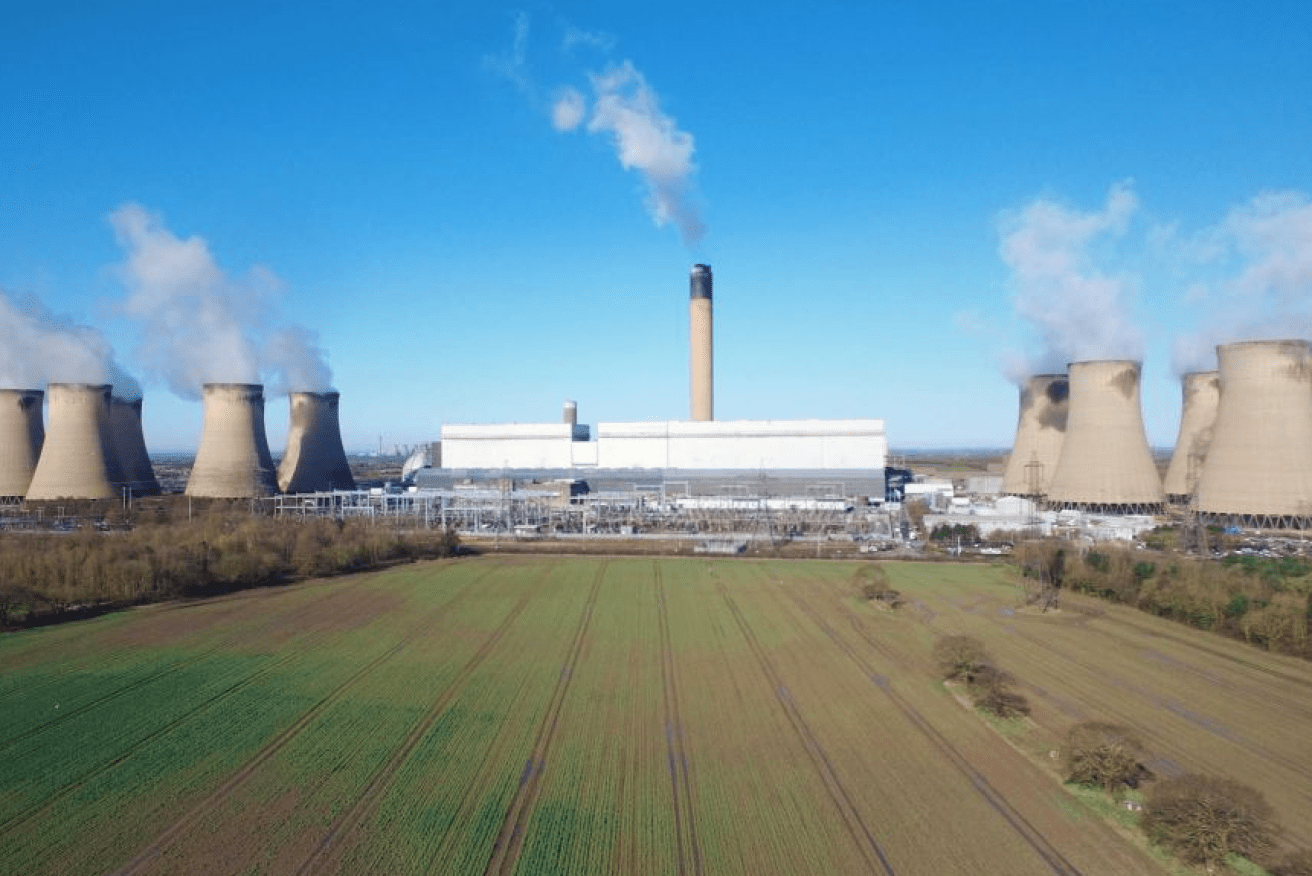 The Drax power station broke the coal habit and now burns enviro-friendly renewable wood waste.