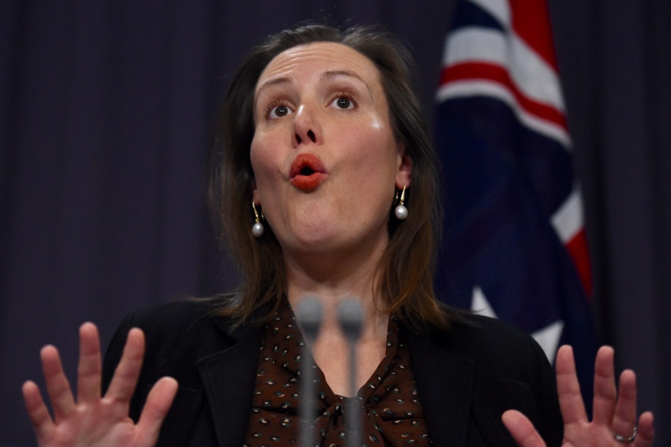 Financial Services Minister Kelly O'Dwyer would not admit she was wrong. 