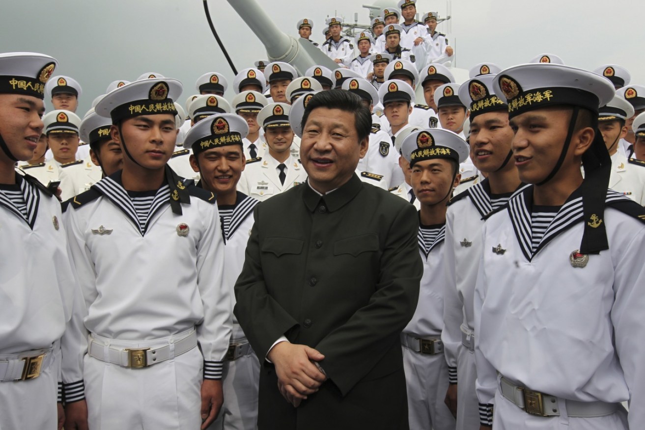 President Xi Jinping has built a huge and potent navy. Now he is putting it use around Taiwan. <i>Photo: AAP</i>