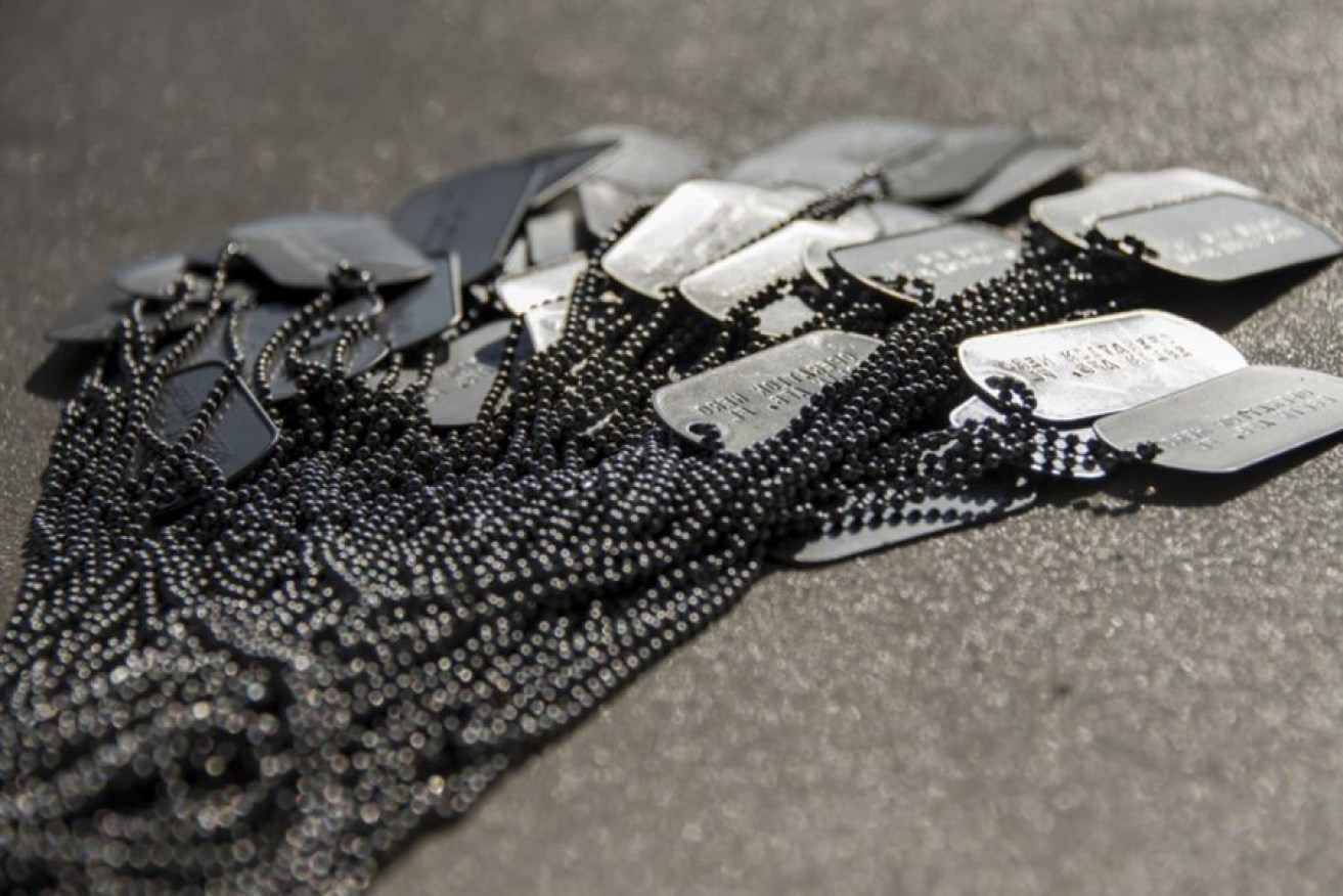 US military members have long worn dog tags to identify them in the event of death or injury. 