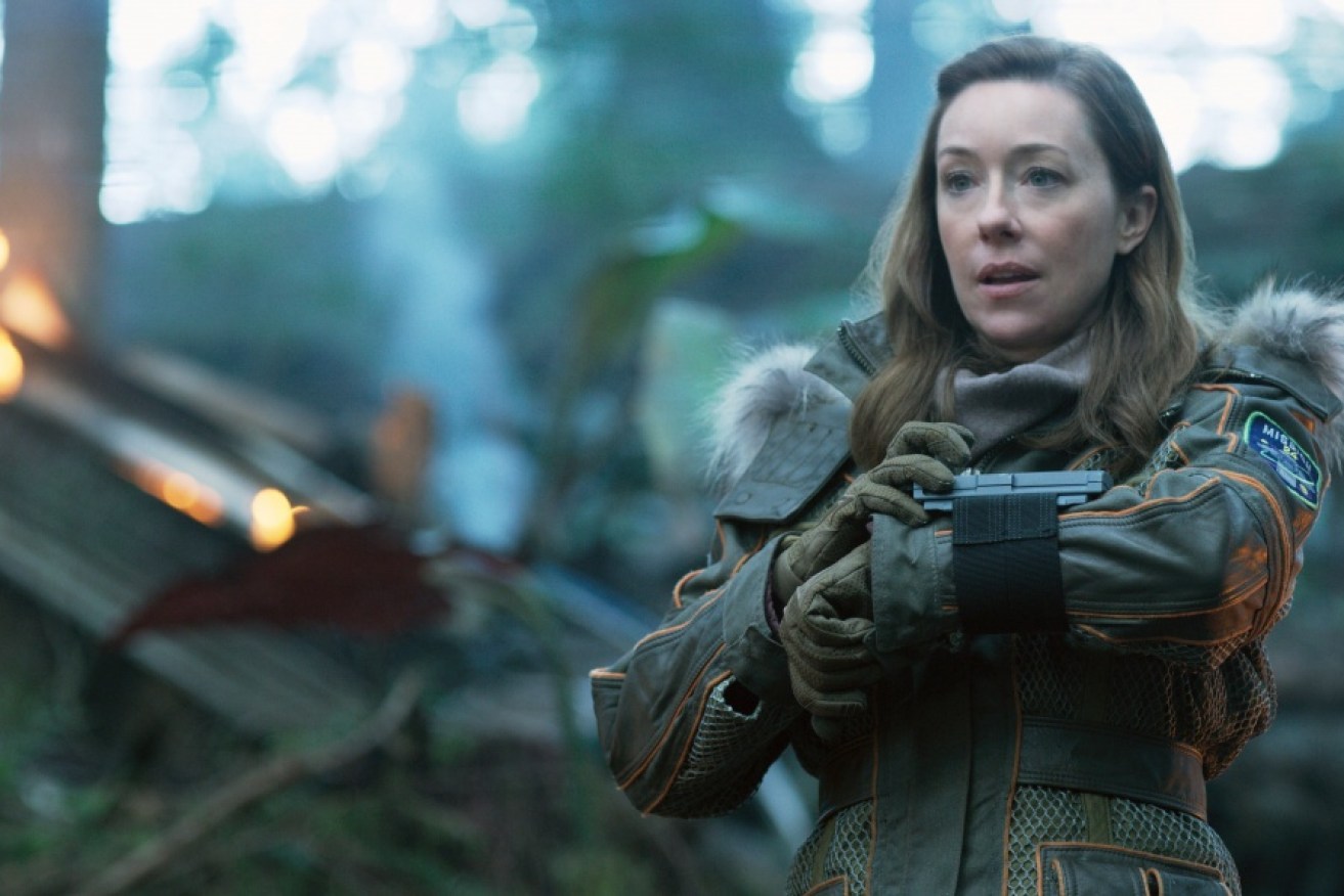 Molly Parker plays feisty matriarch Maureen in the space-set family drama <i>Lost in Space</i> on Netflix.