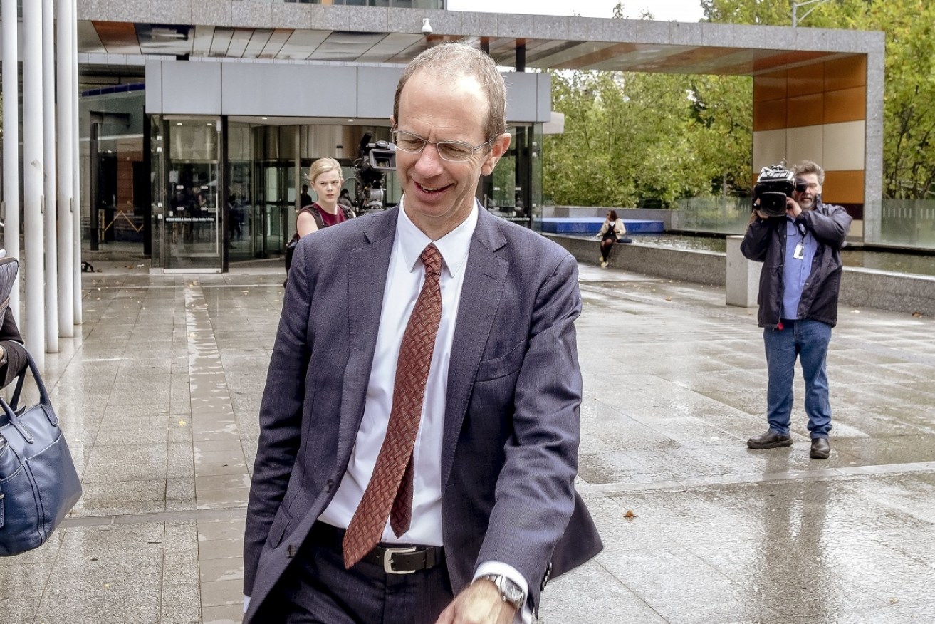 ASIC deputy chair Peter Kell outside Commonwealth Law Courts in Melbourne. 