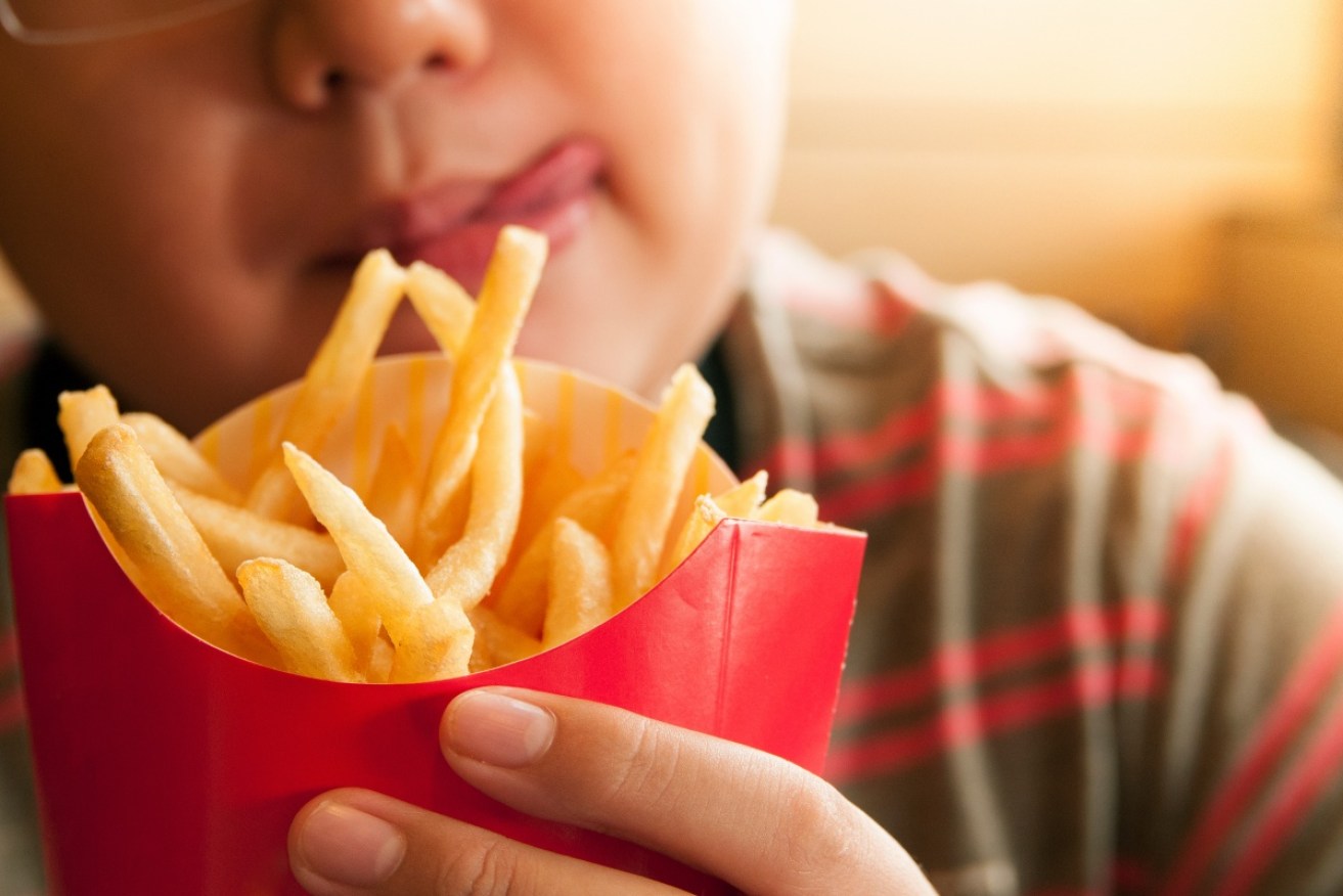 The study claims yiou don't have to eat junk food for it to affect you.